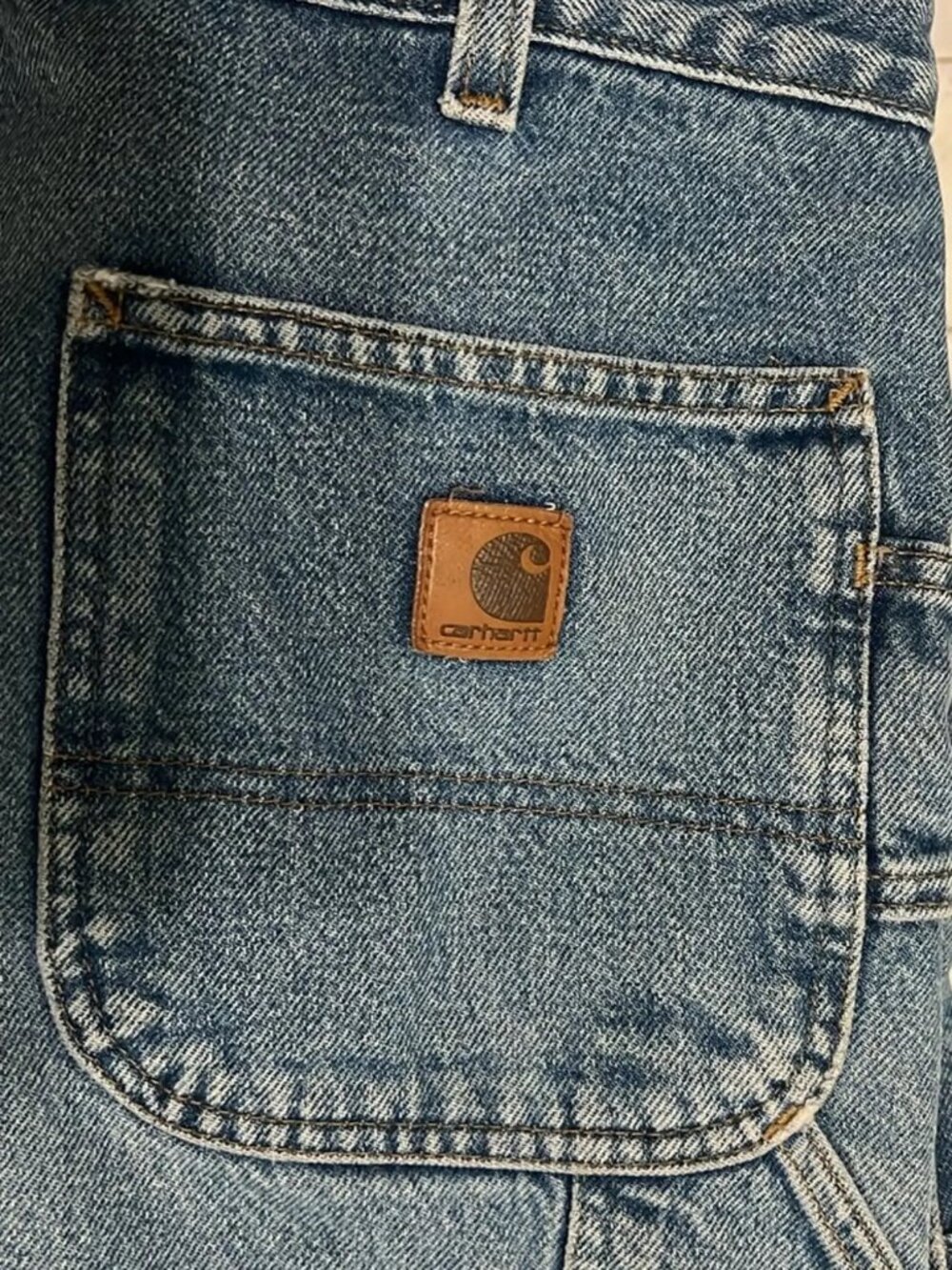 Men's Fleece Lined Carhartt Work Jeans